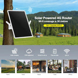 Solar 4G Router WiFi Provider IP66 Weatherproof Outdoor