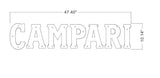 CAMPARI Acrylic Backlit Letters