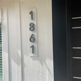 Lit up House Numbers Metal Backlit Bright Light
